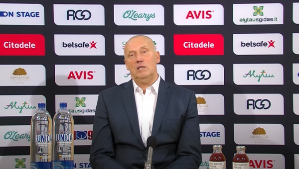 R. Kurtinaitis: „Tai pirmos šio sezono rungtynės, kurias sužaidėme solidžiai“ (VIDEO)
