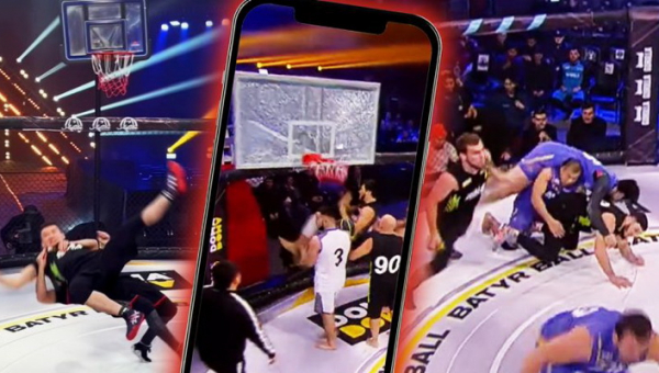 Kazachstane - nauja sporto šaka: krepšinio ir graplingo mišinys (VIDEO)