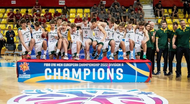 FIBA reitinge Lietuvos vaikinai – pasaulio penketuke