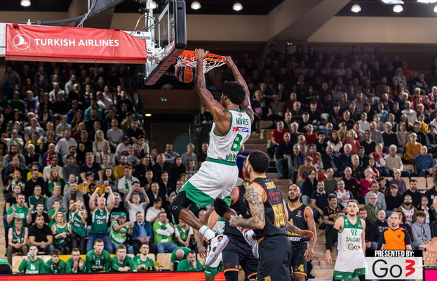 Mačo pabaigoje subyrėjęs „Žalgiris“ pralaimėjo Monake