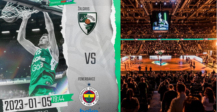 Eurolyga: „Žalgiris“ -„Fenerbahče“ (Tiesiogiai)