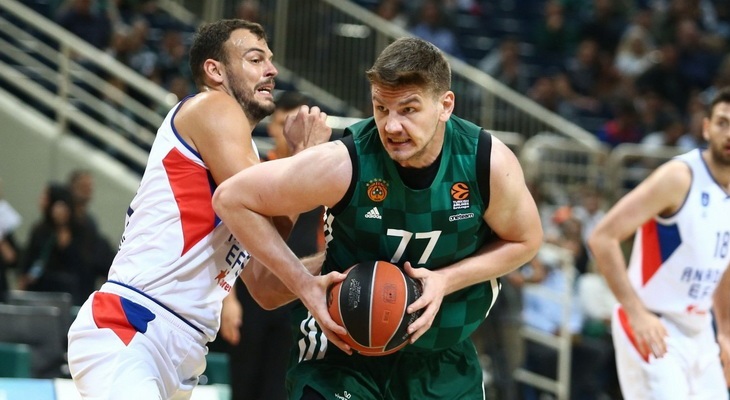 „Panathinaikos“ su blankiai žaidusiu A. Gudaičiu pusfinalyje nesulaikė siautėjusio S. Vezenkovo