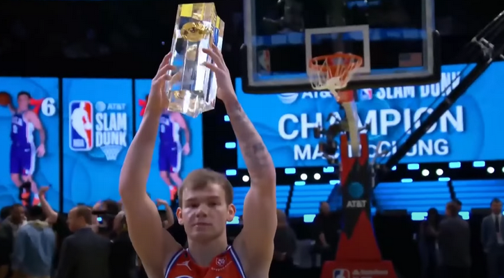 NBA dėjimų konkursą laimėjo M. McClungas, snaiperio titulą iškovojo D. Lillardas (VIDEO)