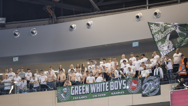 „Green White Boys“: „Garsiai ir išdidžiai dominavome arenoje iki galo“