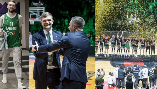 D. Sabonis pasidžiaugė brolio ir „Žalgirio“ triumfu