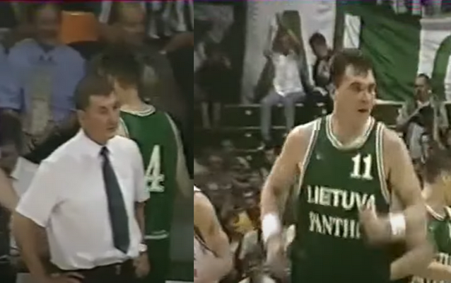 Išskirtiniai kadrai: A. Sabonis ir Š. Jasikevičius dominuoja draugiškame mače (VIDEO)