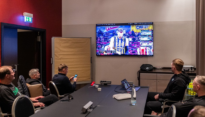 Pamatykite: „Žalgirio“ treneriai Miuncheno viešbutyje stebi Eurolygos rungtynes (FOTO)