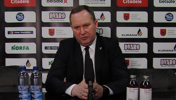 K. Maksvytis: „Prašėme žaidėjų didesnio susikaupimo“ (VIDEO)