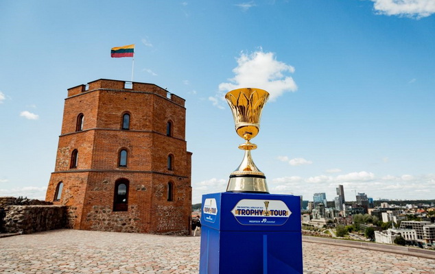 Pasaulio čempionato trofėjus aplankė žymiausias Lietuvos vietas (FOTO) (VIDEO)