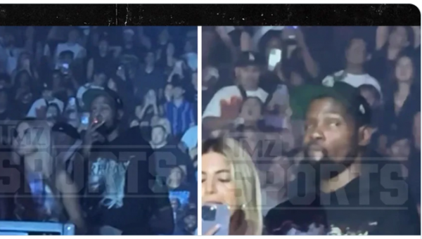 Pamatykite: K. Durantas per Drake'o koncertą nusprendė užtraukti dūmą (VIDEO)