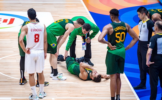 R. Neto patyrė sunkią traumą ir baigė pasirodymą pasaulio čempionate (VIDEO)