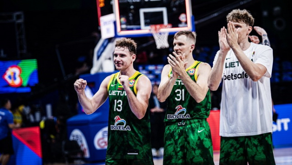 Atnaujintame FIBA reitinge – Lietuvos rinktinės šuolis