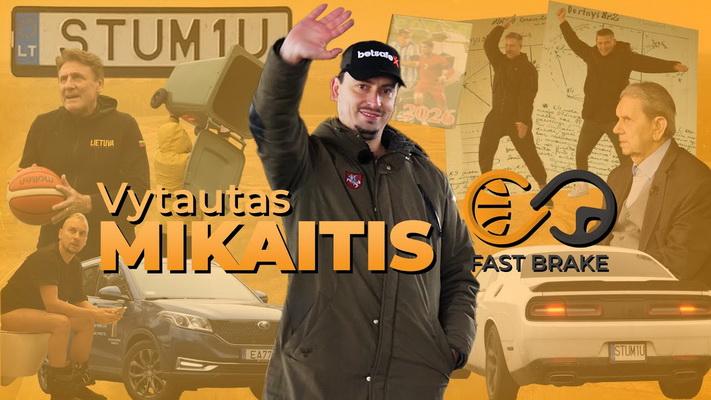 „Fast Brake“: Krepšinio pasaulio žvaigždės padėjo V. Mikaičiui išspręsti galvosūkį