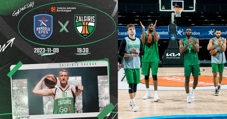 Eurolygos rungtynės Stambule: „Anadolu Efes“ – „Žalgiris“ (Tiesiogiai)