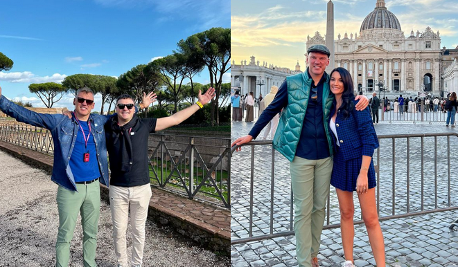 Š. Jasikevičius dalinasi atostogų akimirkomis iš Italijos: aplankė ir Vatikaną (FOTO)