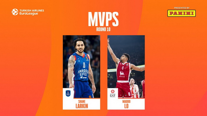 Eurolygos savaitės MVP titulas - Sh. Larkinui ir M. Lo (VIDEO)