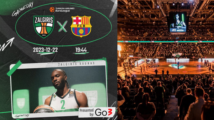 Eurolygos rungtynės Kaune: „Žalgiris“ – „Barcelona“ (Tiesiogiai)