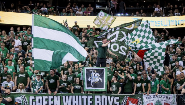 „Green White Boys“ pranešė, kad keičia lokaciją „Žalgirio“ arenoje