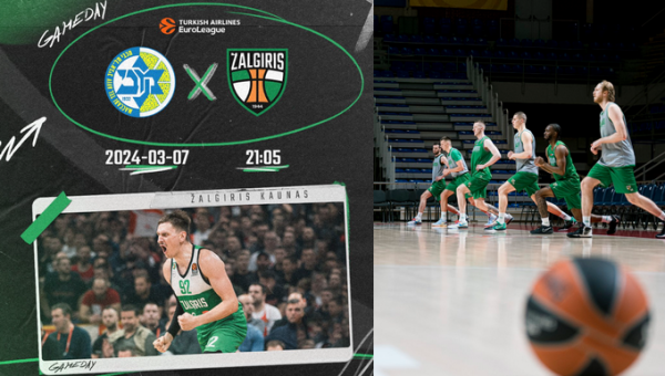 „Žalgirio“ išvyka į Belgradą: „Maccabi“ - „Žalgiris“ (Tiesiogiai)