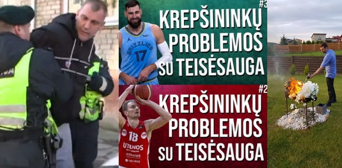 Pamatykite: Lietuvos krepšininkų problemos su teisėsauga (VIDEO)