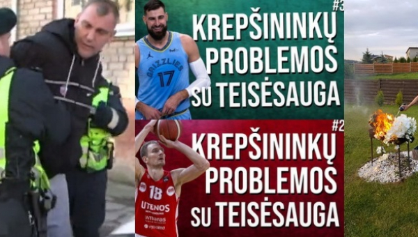 Pamatykite: Lietuvos krepšininkų problemos su teisėsauga (VIDEO)