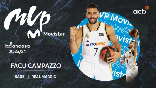 F. Campazzo – naudingiausias Ispanijos lygos žaidėjas