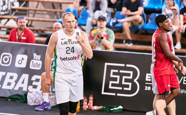 3x3 olimpinė atranka: vyrai pateko į ketvirtfinalį, moterys liko už borto