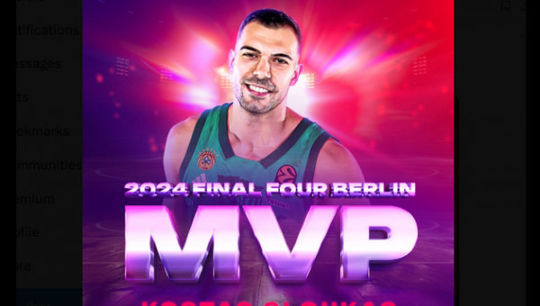 Eurolygos finalo ketverto MVP - K. Sloukas