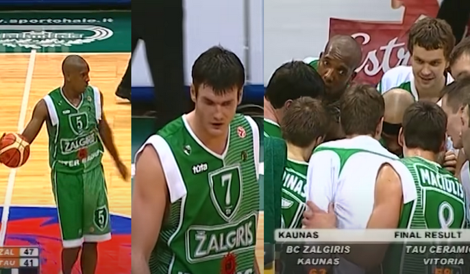 Atgal į praeitį: „Žalgiris“ prieš Prigioni, Scolos ir Splitterio vedama „Tau Ceramica“ (VIDEO)