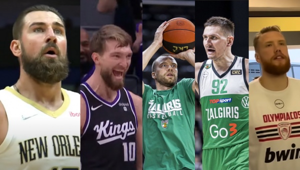 Daugiausiai uždirbantys Lietuvos krepšininkai: du „Žalgirio“ žaidėjai ir NBA bokštai
