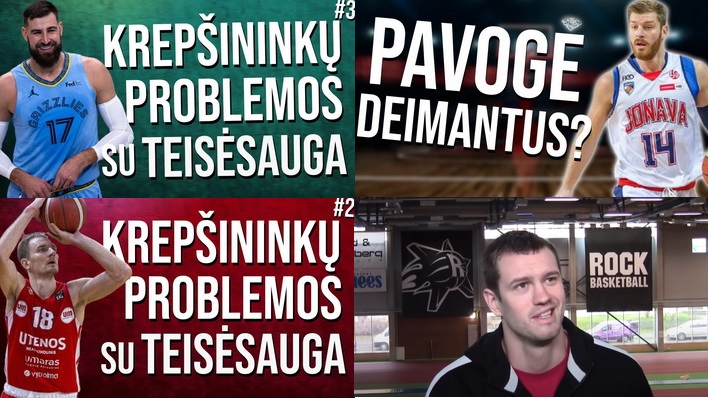 Lietuvos krepšininkų problemos su teisėsauga: vairavimas be teisių ir išvilioti turtai