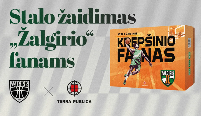 „Žalgiris“ pristato jubiliejinį stalo žaidimą „Krepšinio fanas“