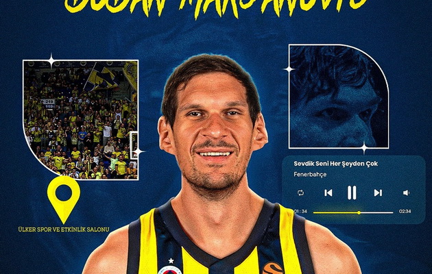 Oficialu: B. Marjanovičius keliasi į „Fenerbahče“