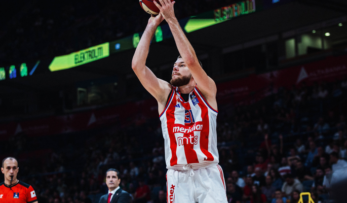 R. Giedraitis buvo rezultatyviausias, o „Crvena Zvezda“ iškovojo pergalę