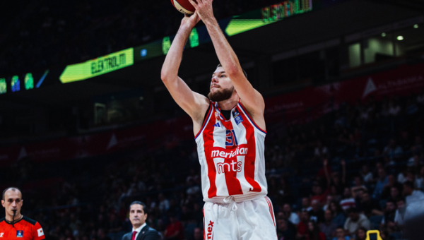 R. Giedraitis buvo rezultatyviausias, o „Crvena Zvezda“ iškovojo pergalę