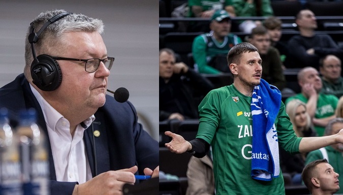 V. Čeponis mano, kad „Žalgiris“ nugalės „Maccabi“ krepšininkus (VIDEO)