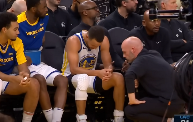 S. Curry patyrė traumą, o „Warriors“ patyrė pralaimėjimą (VIDEO)