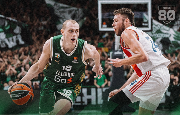 „Žalgiris“ pratęsė pergalių seriją: nugalėjo „Crvena Zvezda“ krepšininkus