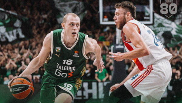 „Žalgiris“ pratęsė pergalių seriją: nugalėjo „Crvena Zvezda“ krepšininkus