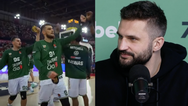 L. Kleiza spėja, kad „Žalgiris“ nugalės „Baskonia“