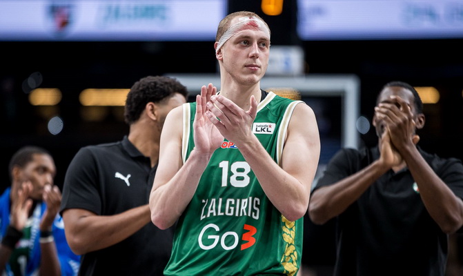 „Žalgiris“ pranešė, kad A. Smailagičiaus galvai prireikė 4 siūlių