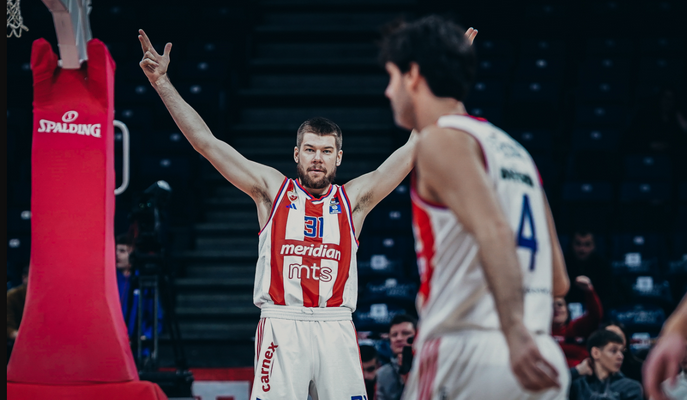 R. Giedraitis svariai prisidėjo prie „Crvena Zvezda“ pergalės prieš FMP