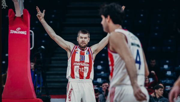 R. Giedraitis svariai prisidėjo prie „Crvena Zvezda“ pergalės prieš FMP