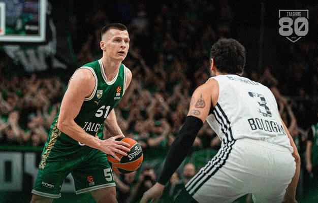 „Žalgiris“ grįžo į pergalių kelią: Kaune pranoko „Virtus“