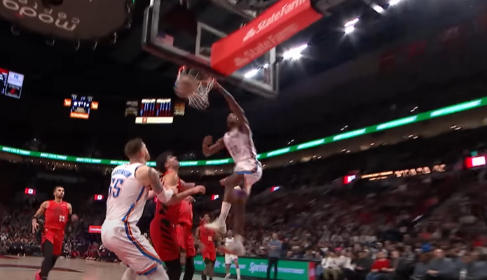 Gražiausias NBA nakties epizodas - galingas C. Wallace'o dėjimas (VIDEO)