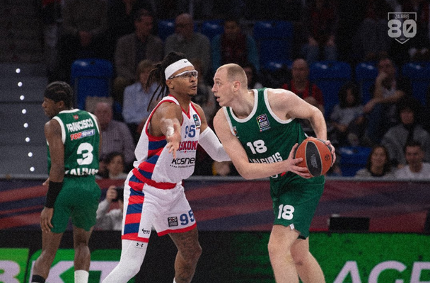 Įkrintamosios slysta iš rankų: „Žalgiris” pralaimėjo prieš „Baskonia“