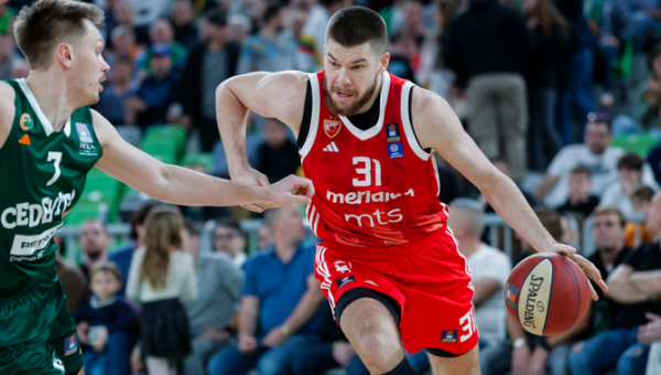 R. Giedraitis žaidė kukliai, o „Crvena Zvezda“ pralaimėjo prieš „Cedevita Olimpija“