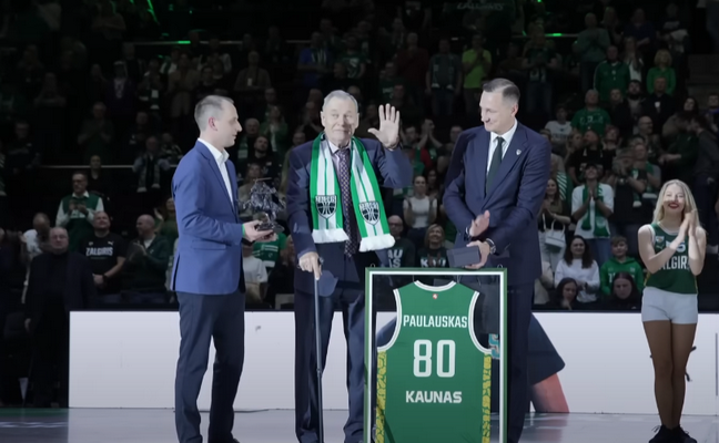 „Didesnis už arenas, kuriose žaidė“: M. Paulauskui – 80 metų (VIDEO)