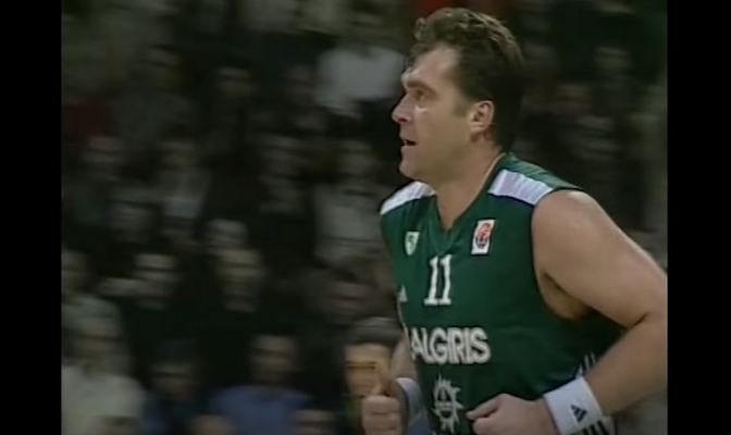 Legenda: prisiminkite dominuojantį A. Sabonio pasirodymą „Žalgiryje“ (VIDEO)