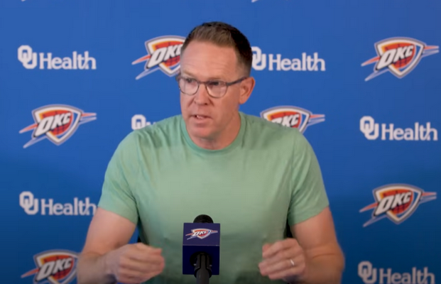NBA metų vadovu išrinktas „Thunder“ atstovas